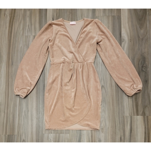 Pink Lily Long Sleeve Dress - Picture 1 of 8